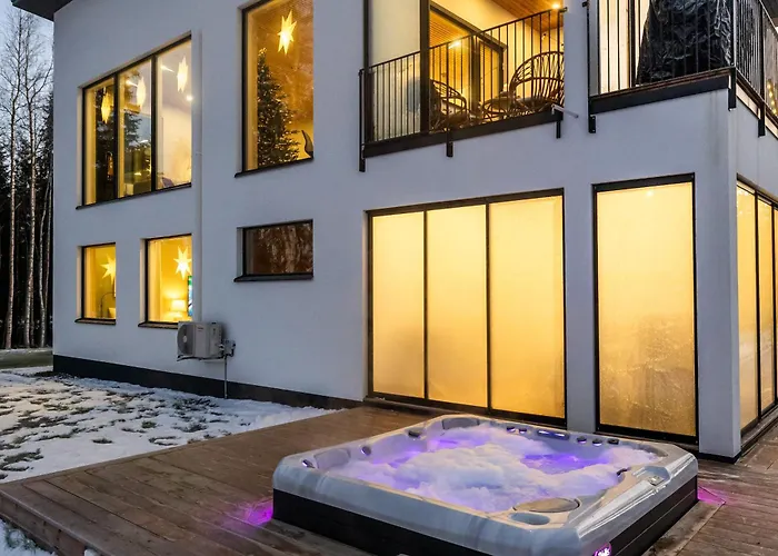 Forest -private Location, Sauna And Jacuzzi 别墅